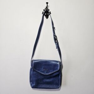 Matt & Nat Vegan Leather Crossbody Purse Blue